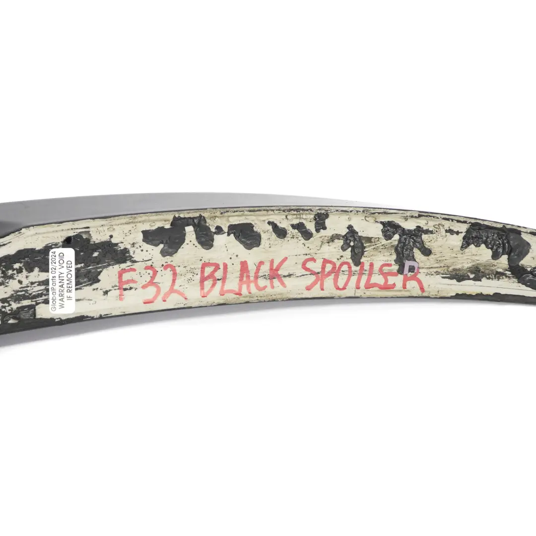 BMW F32 Rear Spoiler Rear Tailgate Boot Trunk Lid Panel Lip Trim Black - SKU F32 Black Spoiler - Part number F32 Black Spoiler
