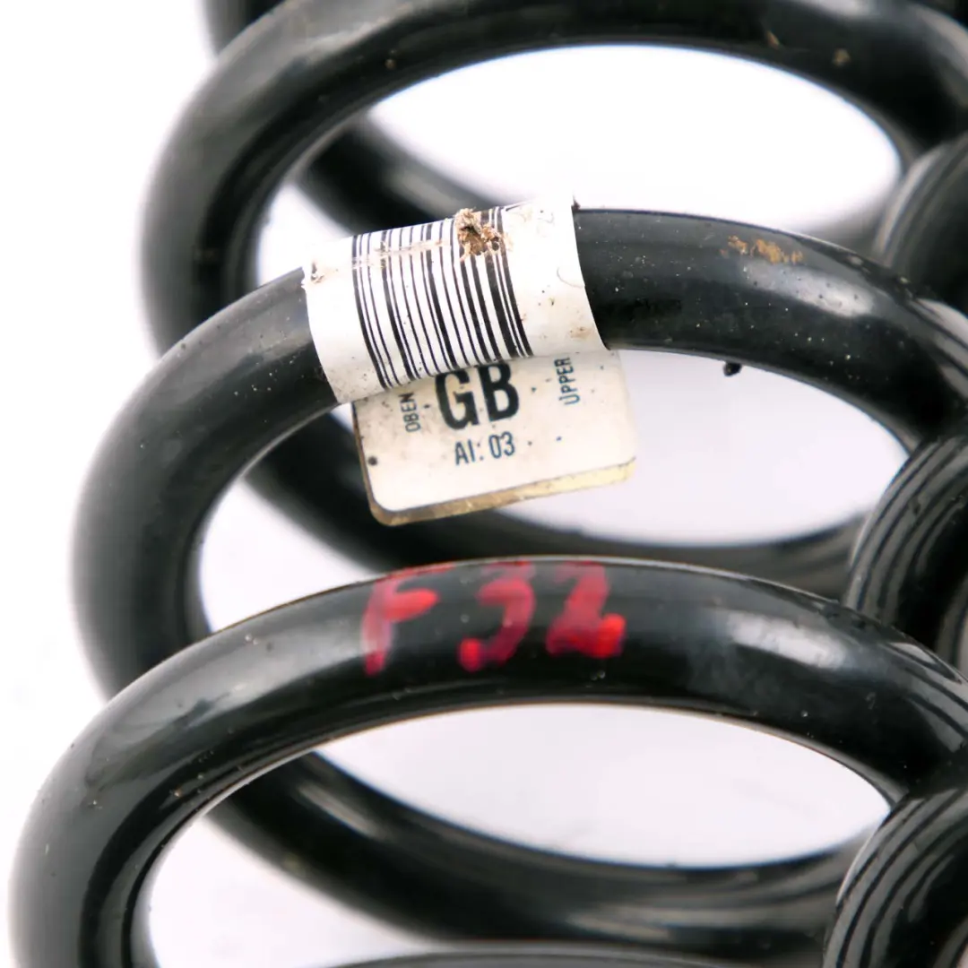 Coil Spring GB Rear Axle Suspension Left Right N/O/S Set to BMW F32 with Part number F23 GL Rear Coil Spring Set BMW F32 Coil Spring GB Rear Axle Suspension Left Right N/O/S Set - SKU F32 GB Rear Coil Spring Set - Part number F23 GL Rear Coil Spring Set
