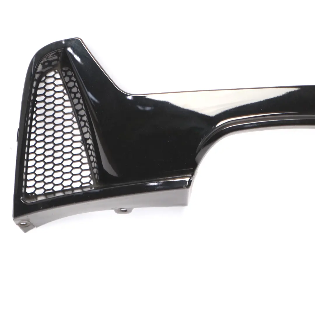 BMW F32 F33 M Sport Look Rear Bumper Bottom Light Trim Panel Diffuser Black - SKU F32REARM-SPORT - Part number F32 Rear M-Sport