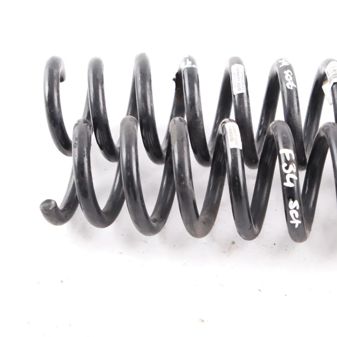 Juego Muelles Suspensión Trasero Izquierdo Derecho para BMW F34 GT con número de pieza F34 GT Rear Coil Spring Set EG BMW F34 GT Juego Muelles Suspensión Trasero Izquierdo Derecho - SKU F34-GT-REAR-COIL-SPRING-SET-EG - Número de pieza F34 GT Rear Coil Spring Set EG