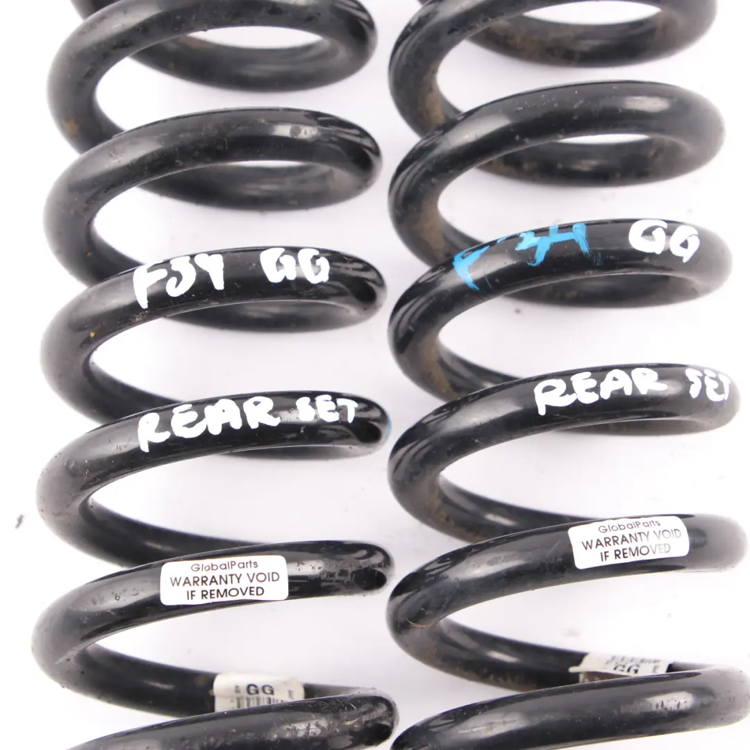 BMW F34 GT GG Coil Spring Set Rear Left Right N/O/S Spring Suspension - SKU F34 GT Rear Coil Spring Set GG - Part number F34 GT Rear Coil Spring Set GG