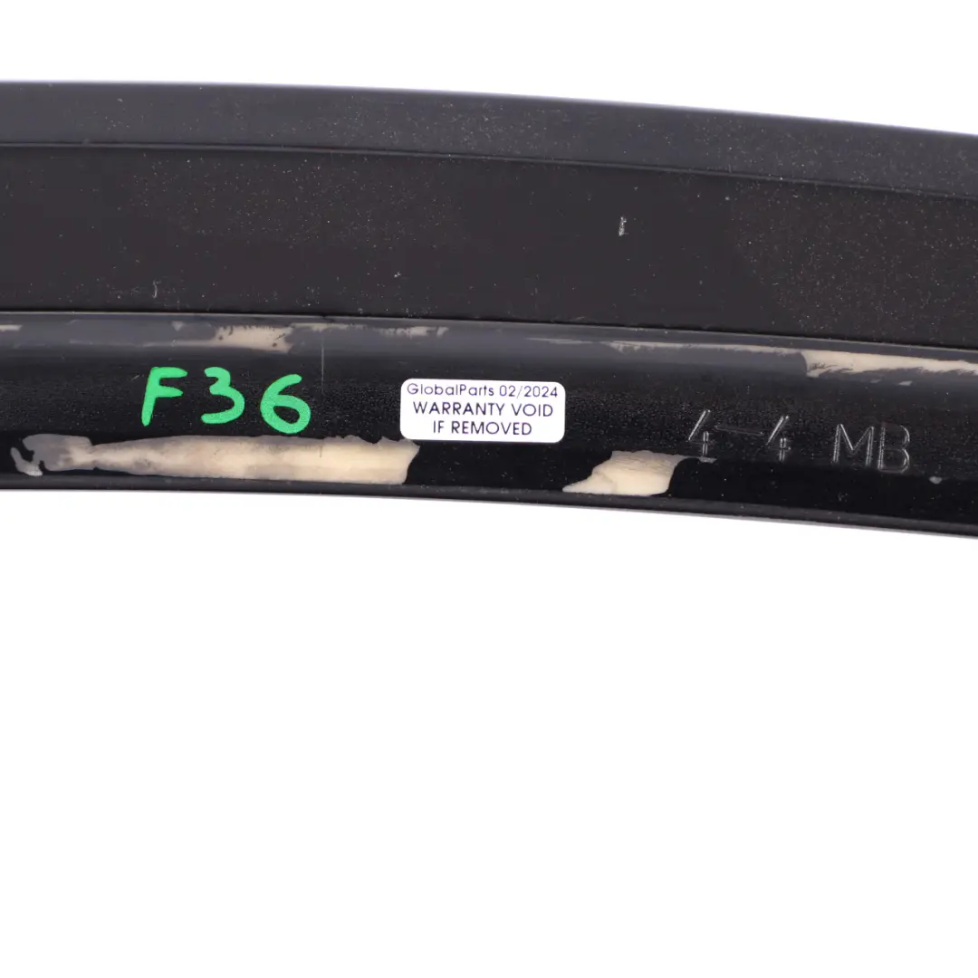 BMW F36 Rear Spoiler Tailgate Boot Trunk Lid Panel Lip Trim Black - SKU F36-Black-Spoiler - Part number F36 Black Spoiler