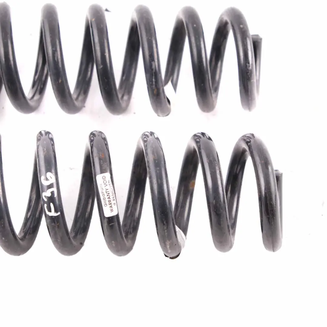 Sospensione asse posteriore sinistra destra Set di molle elicoidali GQ per BMW F36 con numero di parte F30 GQ BMW F36 Sospensione asse posteriore sinistra destra Set di molle elicoidali GQ - SKU F36 GQ Rear Coil Spring Set - Numero di parte F30 GQ