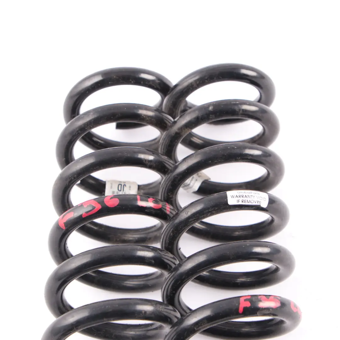 BMW F36 M Sport Rear Axle Suspension Left Right N/O/S Coil Spring Set JD - SKU F36 JD Rear Coil Spring Set - Part number F36 JD Rear Coil Spring Set