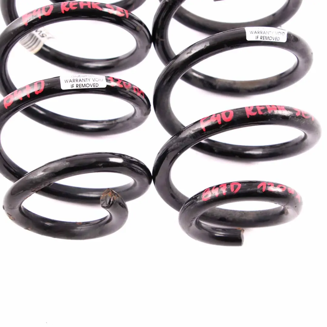 BMW F40 5W Coil Spring Set Rear Left Right N/O/S Suspension Coil Dampering - SKU F40 5W Rear Coil Spring Set - Part number F40 5W Rear Coil Spring Set