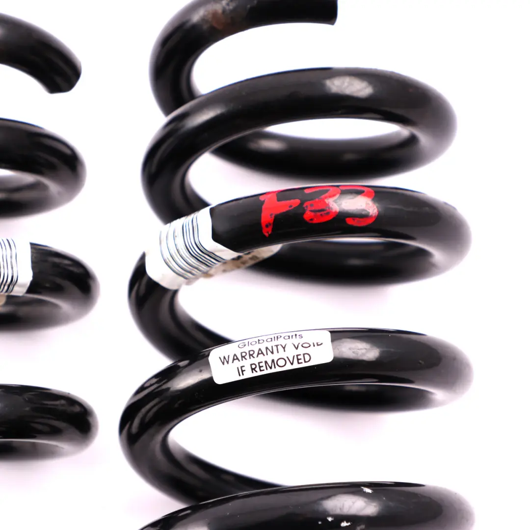 Suspensión Eje Trasero Izquierdo Derecho Juego Muelle Helicoidal GG para BMW F33 con número de pieza F45 GG BMW F33 Suspensión Eje Trasero Izquierdo Derecho Juego Muelle Helicoidal GG - SKU F33-GG-Rear-Coil-Spring-Set - Número de pieza F45 GG