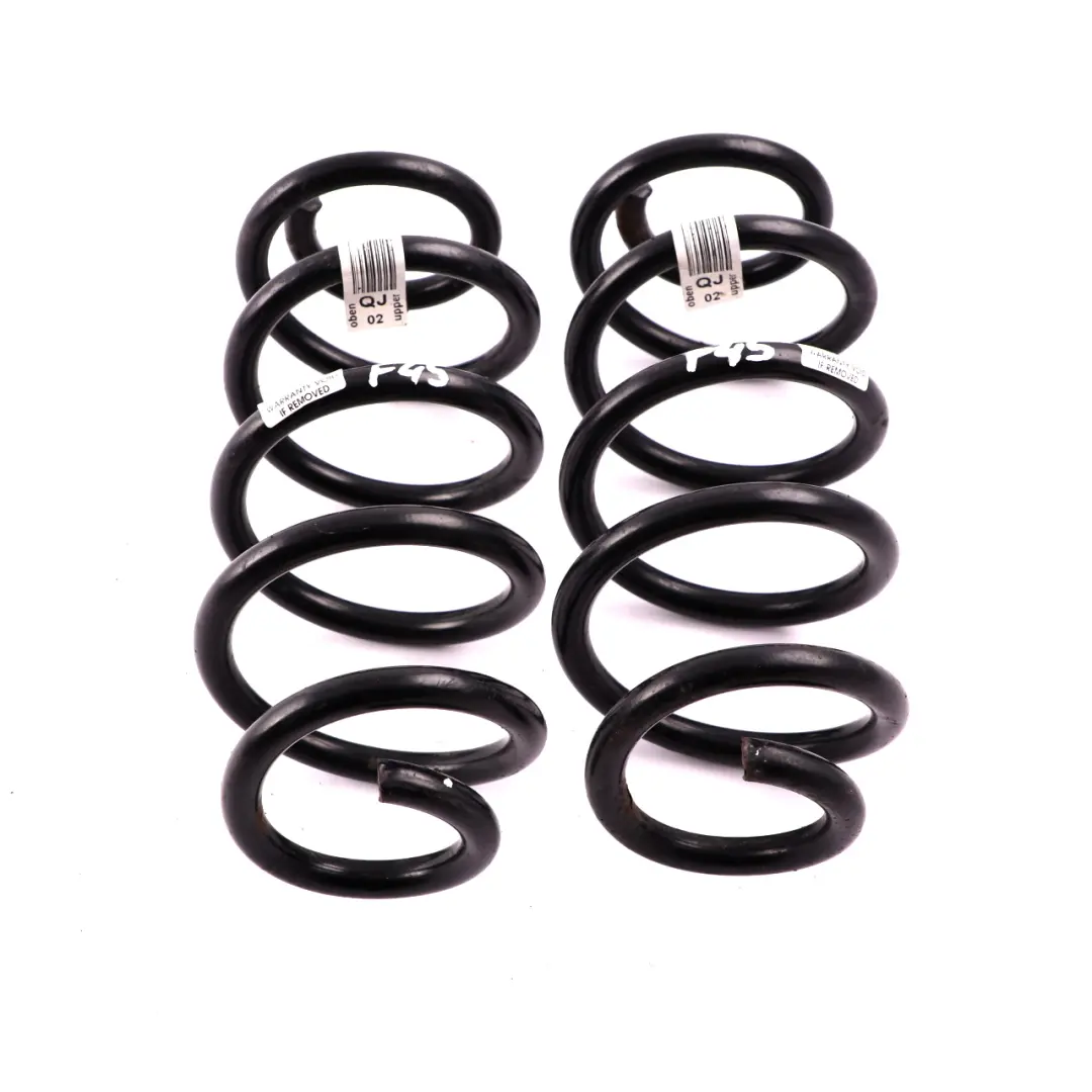 Axle Suspension Left Right N/O/S Spring Set QJ 3353 to BMW F45 Rear with Part number 6866761 BMW F45 Rear Axle Suspension Left Right N/O/S Spring Set QJ 3353 - SKU F45QJREARCOILSPRINGSET - Part number 6866761