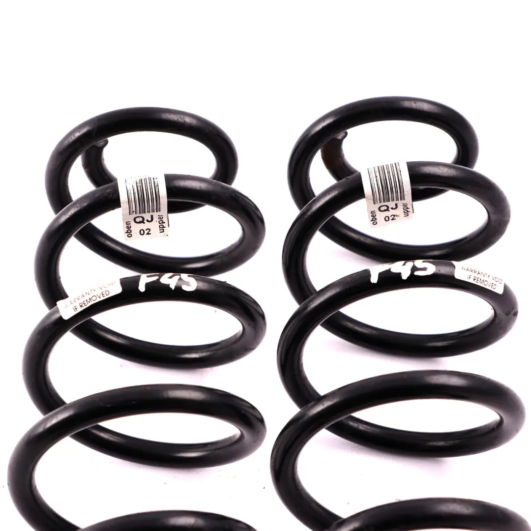 Sospensione Dell'Asse Posteriore Sinistra Destra Set Molle 3353 per BMW F45 con numero di parte 6866761 BMW F45 Sospensione Dell'Asse Posteriore Sinistra Destra Set Molle 3353 - SKU F45QJREARCOILSPRINGSET - Numero di parte 6866761