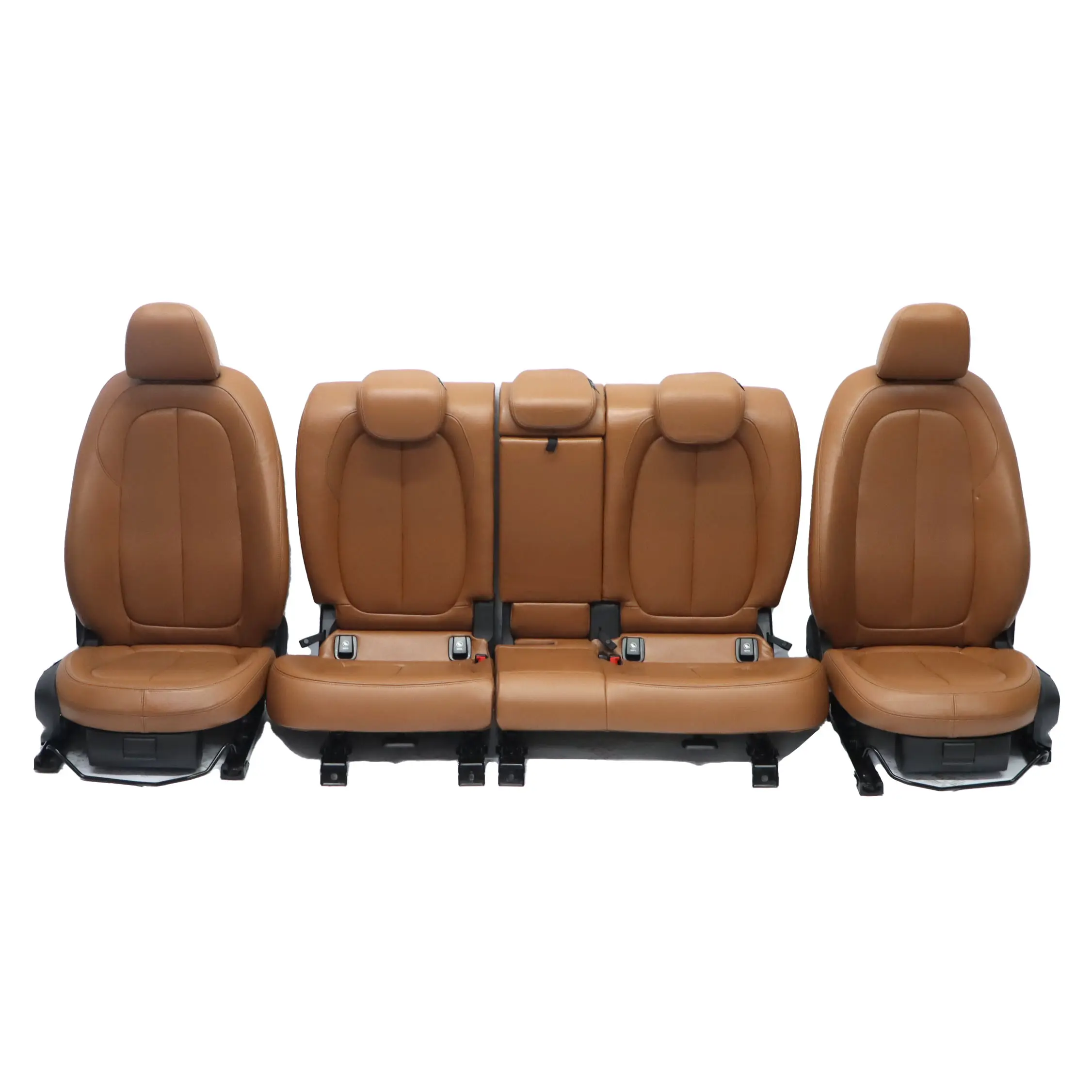 Asientos BMW F45 Interior Asiento Delantero Trasero Banco Cuero Marrón Set