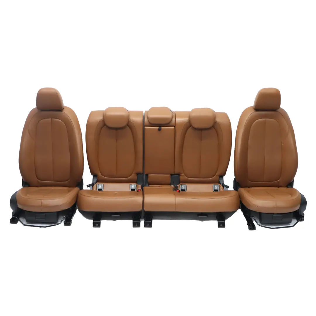 Fotel Fotele Kanapa Brązowa Skóra Przód Tył Komplet do BMW F45 o numerze 7374859 BMW F45 Fotel Fotele Kanapa Brązowa Skóra Przód Tył Komplet - SKU F45 Seats Brown Leather (PDD3) - Numer Części 7374859