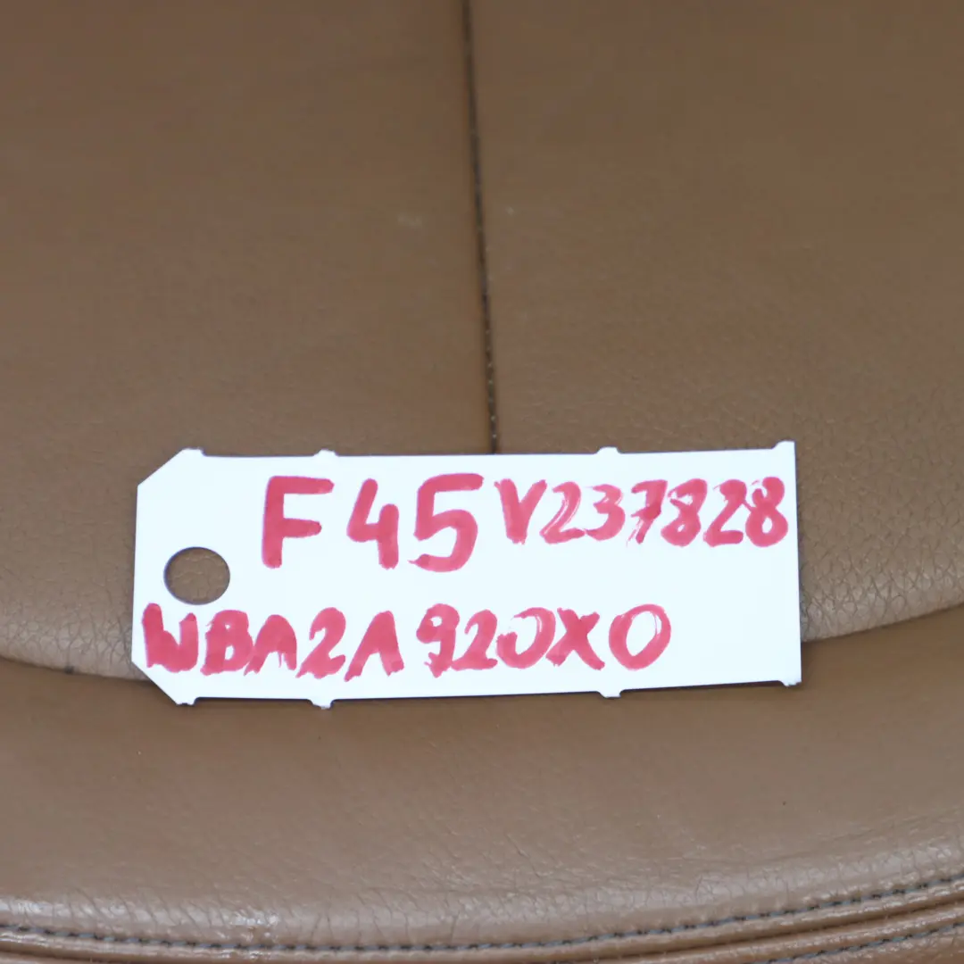  Sièges BMW F45 Intérieur Banquette avant arrière cuir Dakota Ensemble marron - SKU F45 Seats Brown Leather (PDD3) - Numéro de pièce 7374859