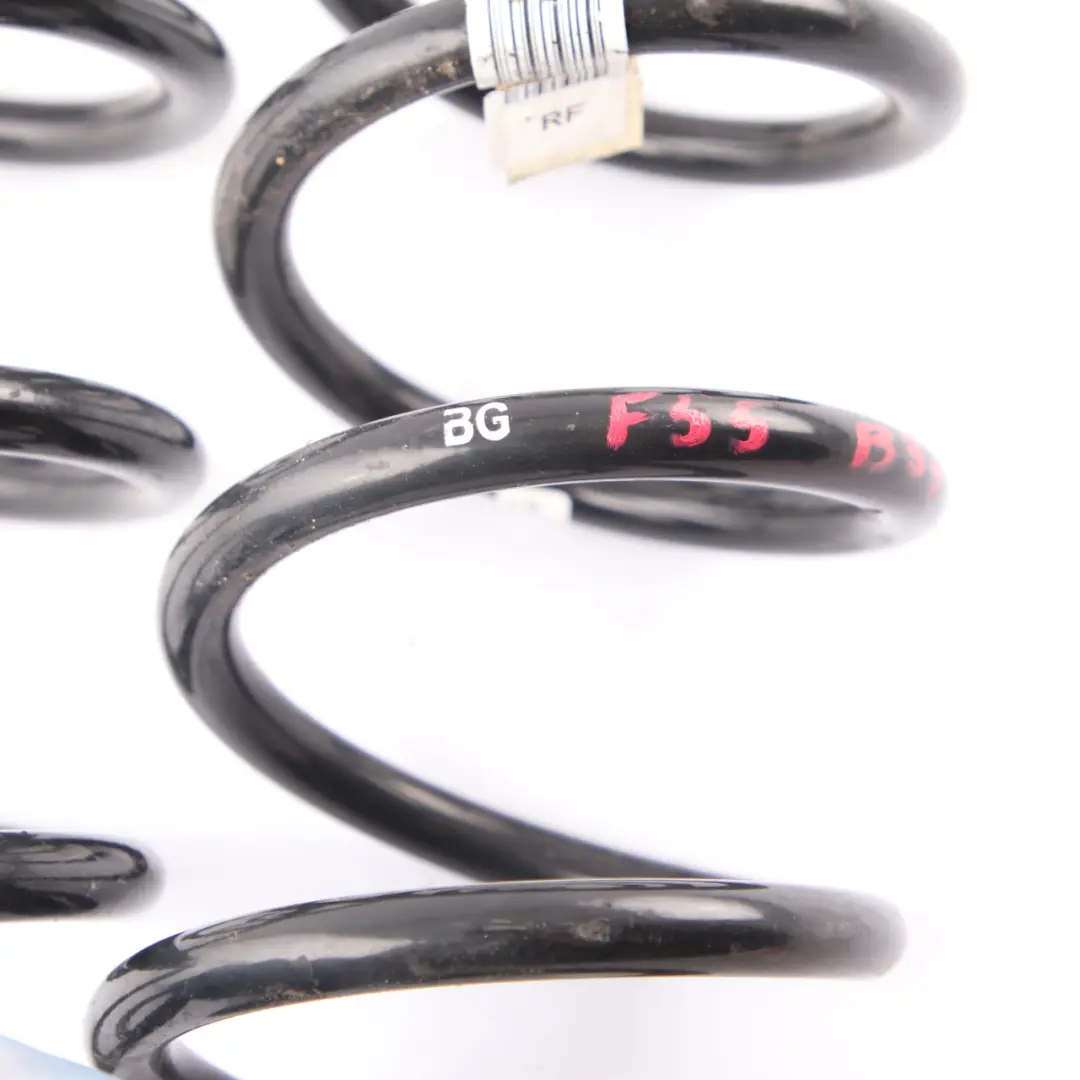 Coil Spring Set Mini F55 B37 Cooper D Rear Suspension Coil Left Right N/O/S BG to with Part number F55 BG Coil Spring Coil Spring Set Mini F55 B37 Cooper D Rear Suspension Coil Left Right N/O/S BG - SKU F55 BG Coil Spring - Part number F55 BG Coil Spring