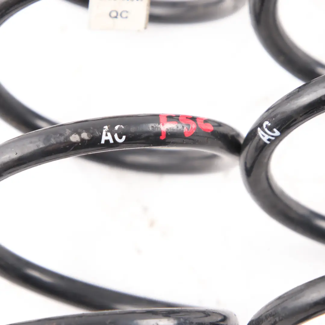 Mini F56 Coil Spring Rear Axle Suspension Left Right N/O/S Set AC QC - SKU F56 AC QC COIL SPRING - Part number F56 AC QC COIL SPRING