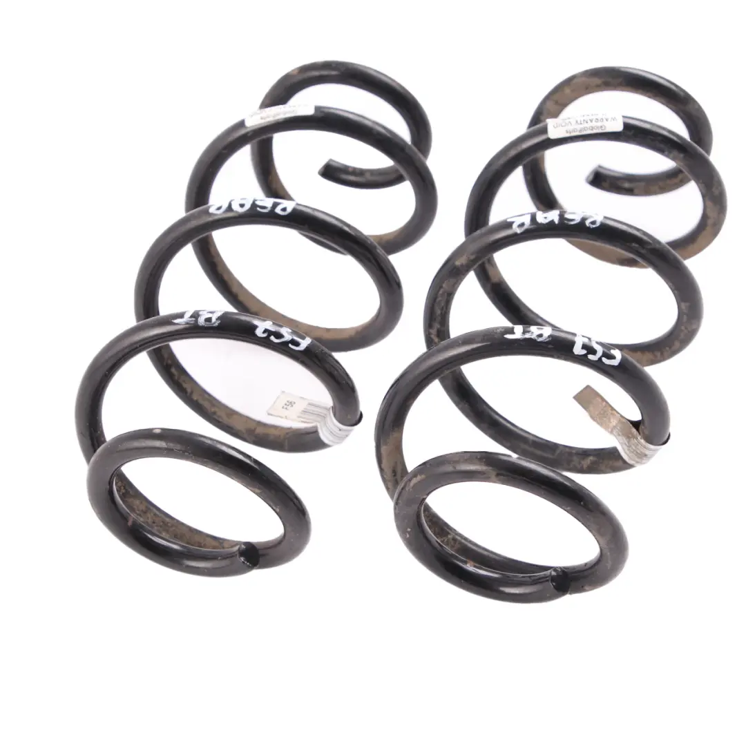 Mini F57 BT Coil Spring Rear Axle Suspension Left Right N/O/S Set - SKU F57-BT-Coil-Spring - Part number F57 RB DP Coil Spring