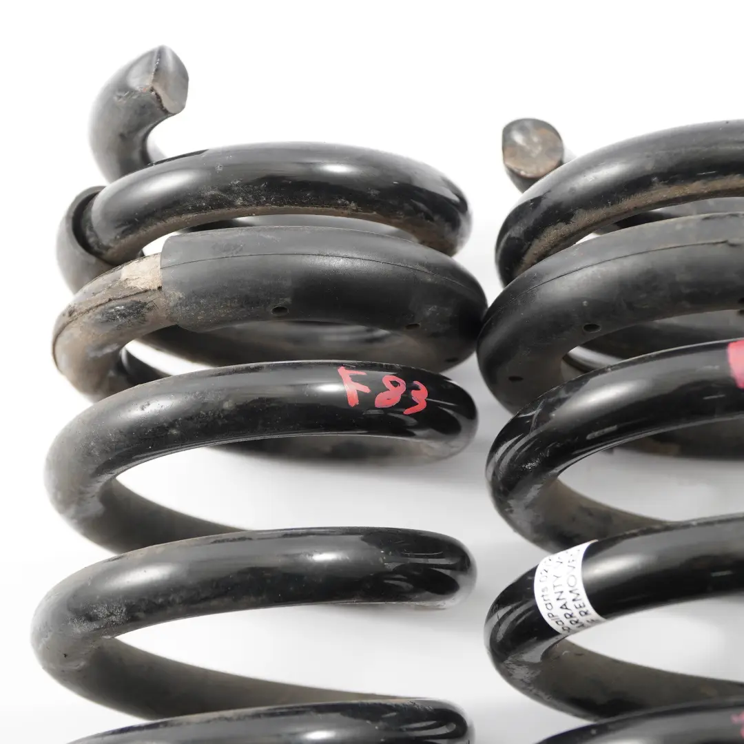 BMW F83 M4 Cabrio MX Trasera Izquierda Derecha Muelle helicoidal Suspensión Set - SKU F83 M4 MX Rear Coil Spring Set - Número de pieza F83 M4 MX