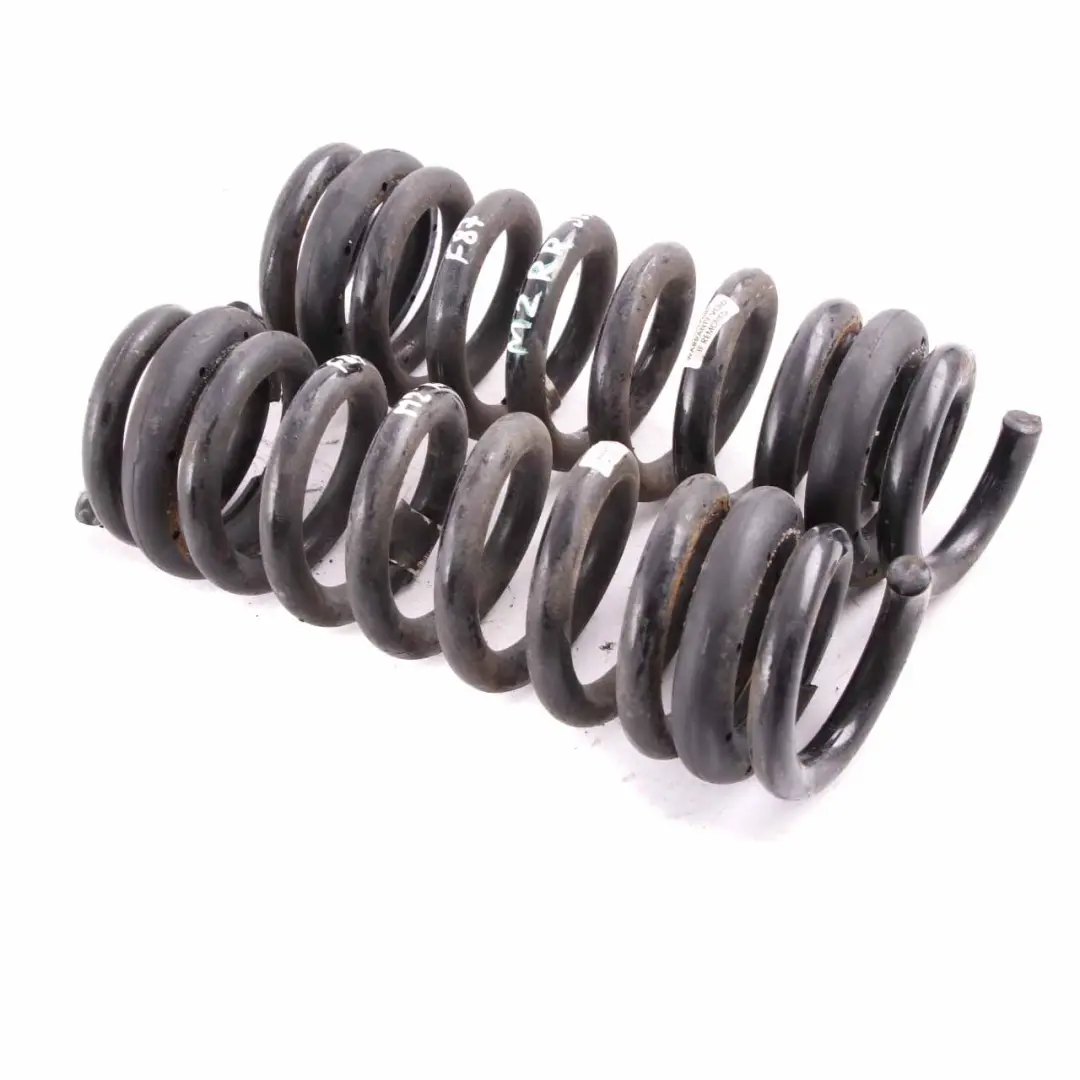 Coil Spring Set BMW Rear Left Right N/O/S Suspension Coil Spring to with Part number F87 M2 Coil Spring Set BMW Rear Left Right N/O/S Suspension Coil Spring - SKU F87 M2 Rear Coil Spring Set - Part number F87 M2