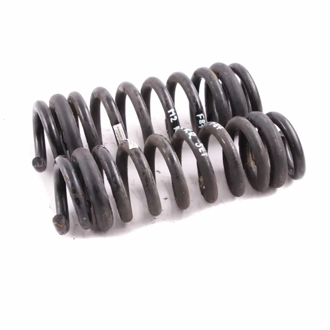 Coil Spring Set BMW Rear Left Right N/O/S Suspension Coil Spring to with Part number F87 M2 Coil Spring Set BMW Rear Left Right N/O/S Suspension Coil Spring - SKU F87 M2 Rear Coil Spring Set - Part number F87 M2