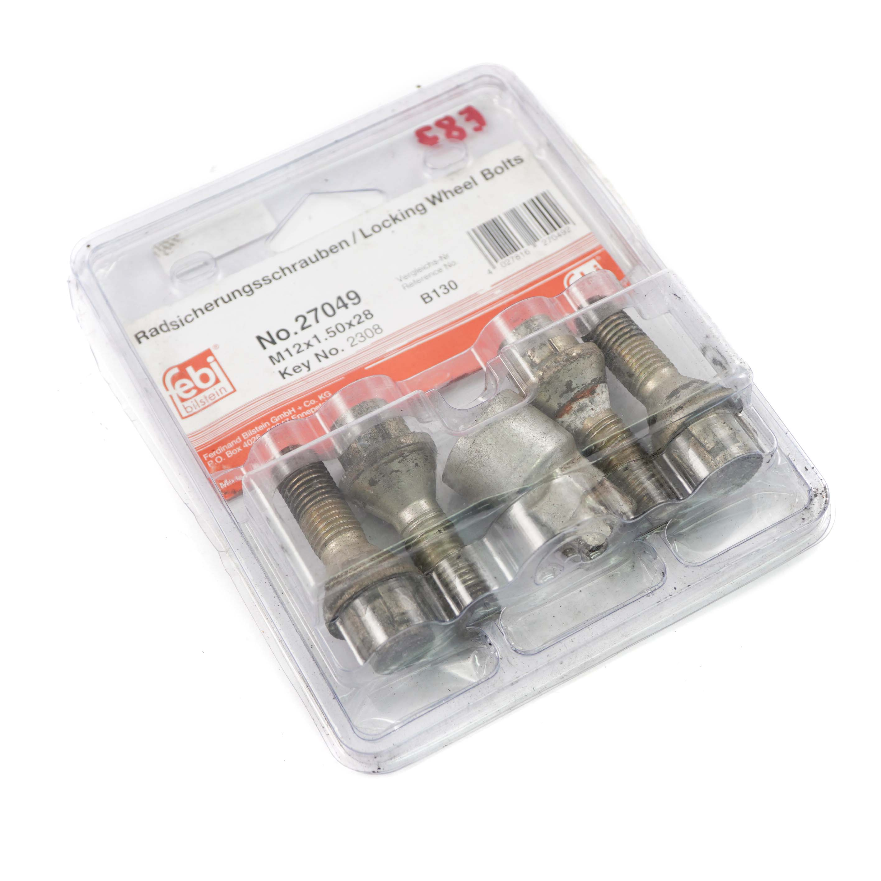27049 FEBI BILSTEIN Antivols de roue Embase conique F, 25,5 mm