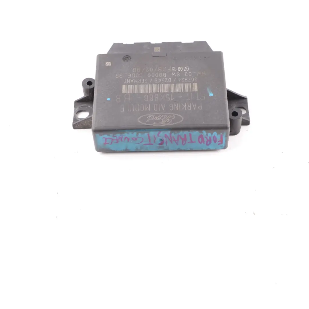 PDC Module Parking Aid Control Unit to Ford Transit Connect Rear with Part number FT1T15K866BB Ford Transit Connect Rear PDC Module Parking Aid Control Unit - SKU FT1T15K866BB - Part number FT1T15K866BB