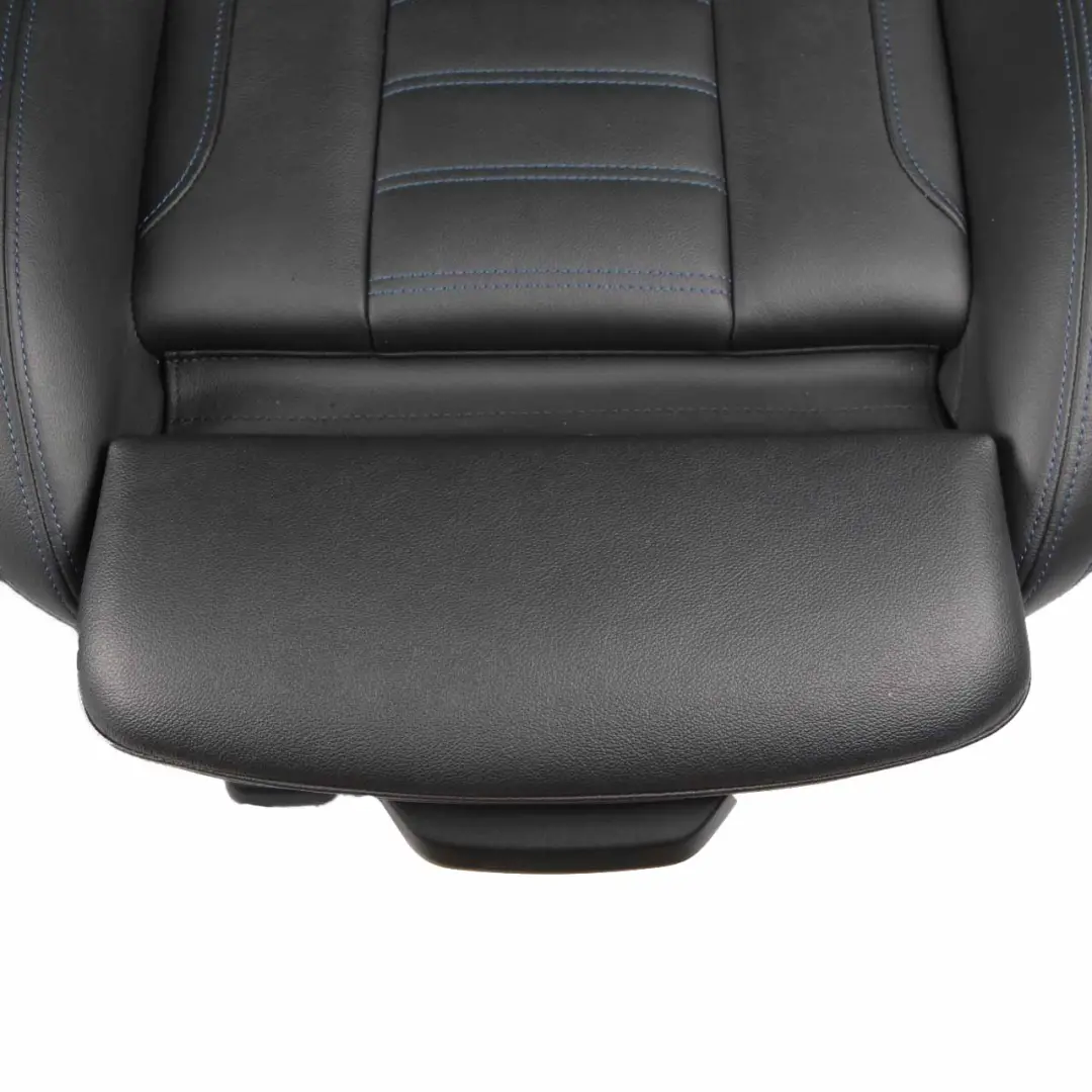 Leather Seats BMW G20 G21 Front Sport Black Vernasca Blue Stitching Heated Seat - SKU G20 G21 Sport Leather Front Seats - Part number G20 G21 Sport Leather Front Seats