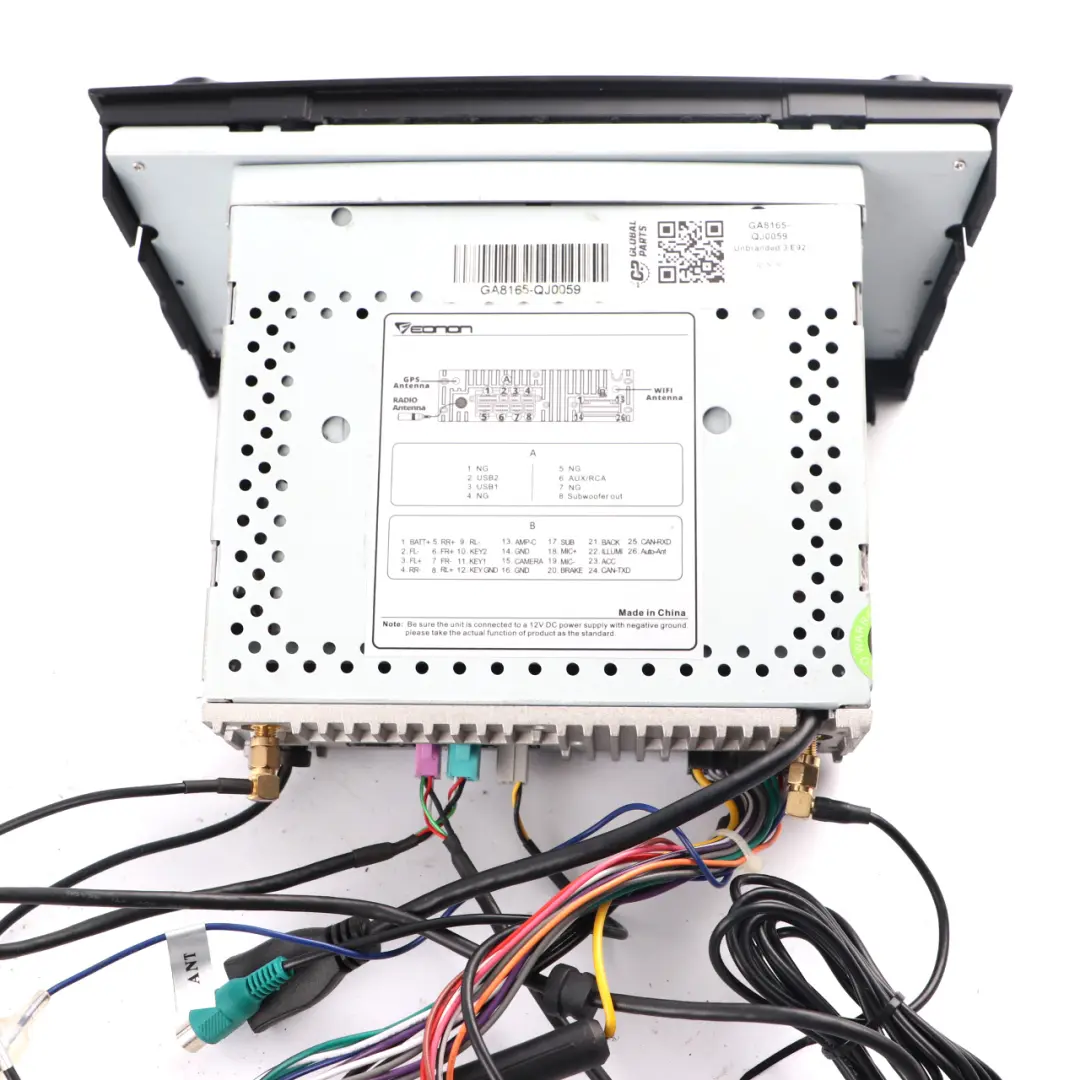 Media Player BMW E92 Eonon Infotainment System Navigation 7" Screen Android 7.1 to with Part number GA9465-UA0182 Media Player BMW E92 Eonon Infotainment System Navigation 7" Screen Android 7.1 - SKU GA8165-QJ0059 - Part number GA9465-UA0182