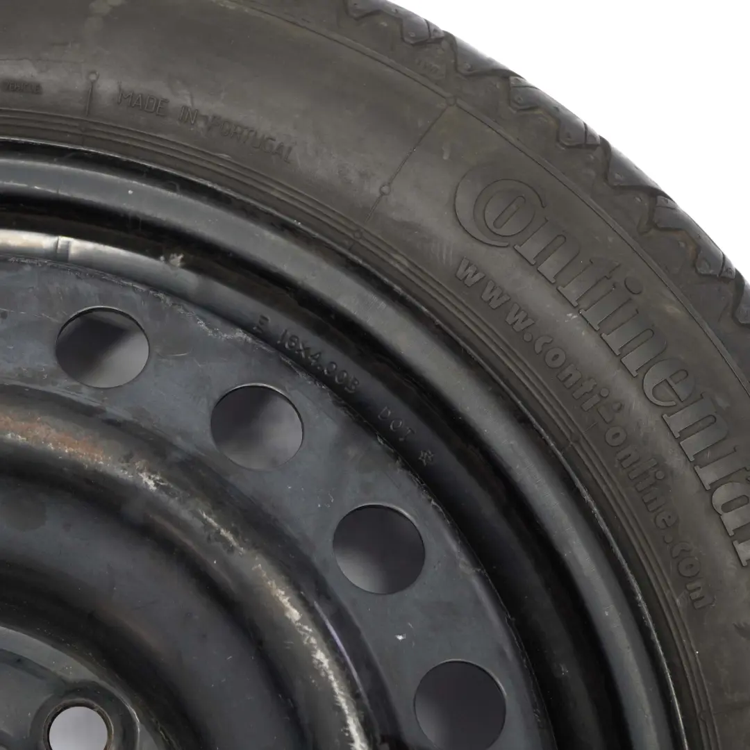 GM General Motors Spare Wheel Steel 16" 4J ET:41 Tyre R16 125/80 Continental - SKU GM 16'' 4J ET:41 - Part number GM 16'' 4J ET:41