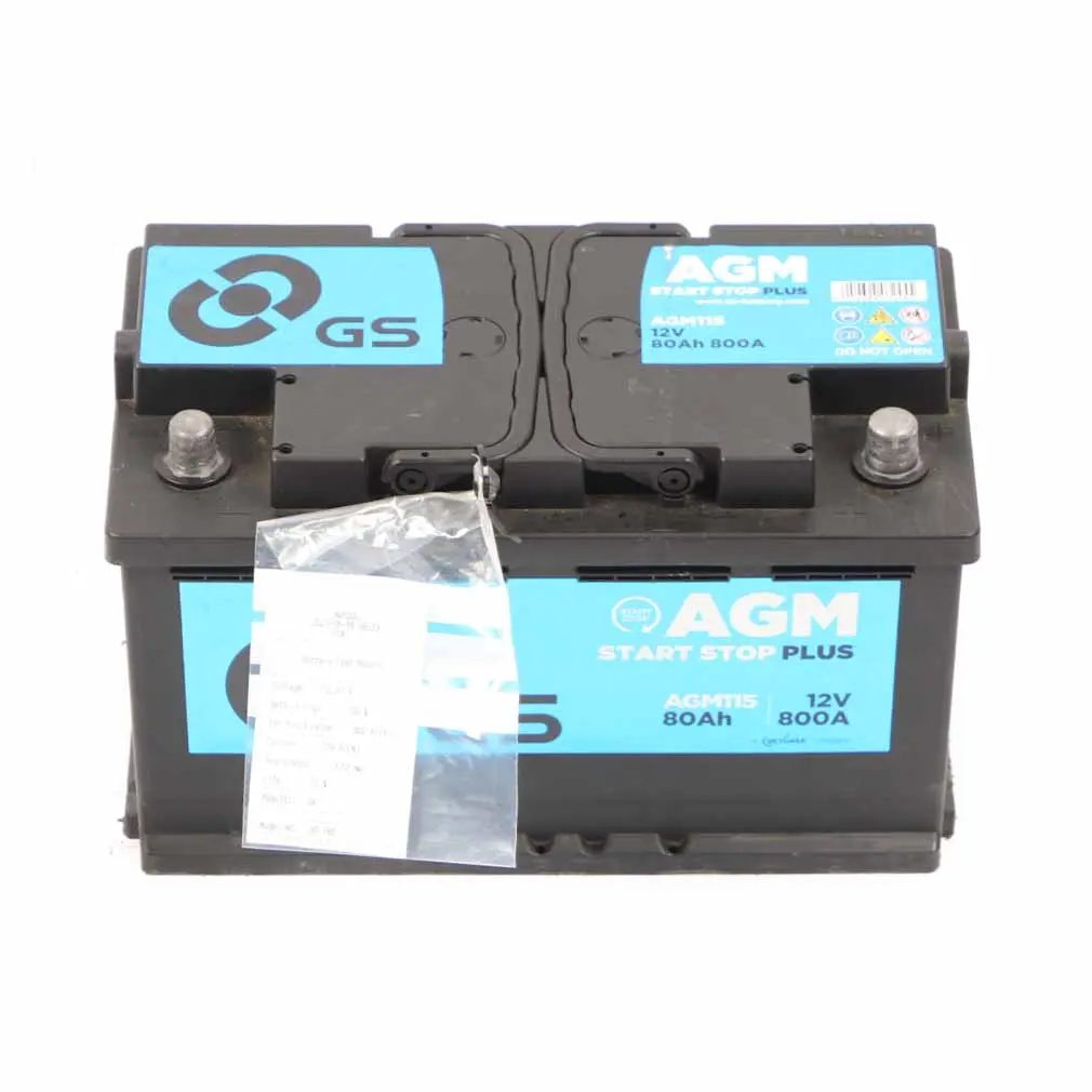 Accumulator Battery AGM Start Stop Plus 80Ah 800A 12V AGM115 to GS with Part number GS 80Ah Accumulator GS Accumulator Battery AGM Start Stop Plus 80Ah 800A 12V AGM115 - SKU GS 80Ah Accumulator - Part number GS 80Ah Accumulator