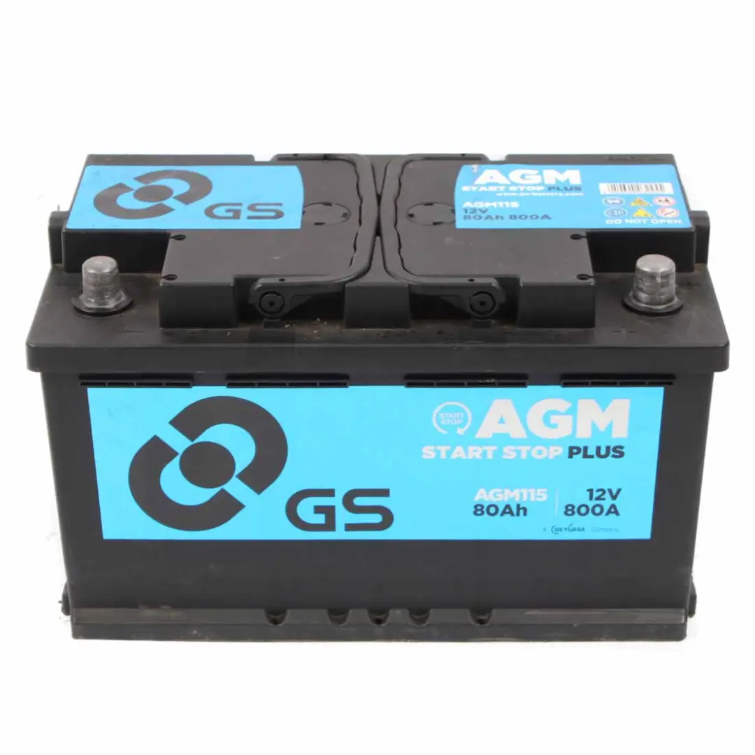 GS Accumulator Battery AGM Start Stop Plus 80Ah 800A 12V AGM115 - SKU GS 80Ah Accumulator - Part number GS 80Ah Accumulator