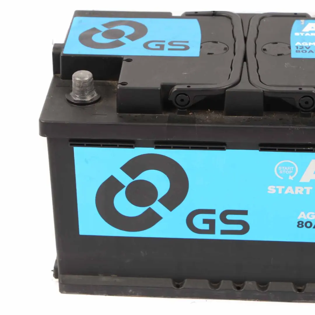 GS Accumulator Battery AGM Start Stop Plus 80Ah 800A 12V AGM115 - SKU GS 80Ah Accumulator - Part number GS 80Ah Accumulator