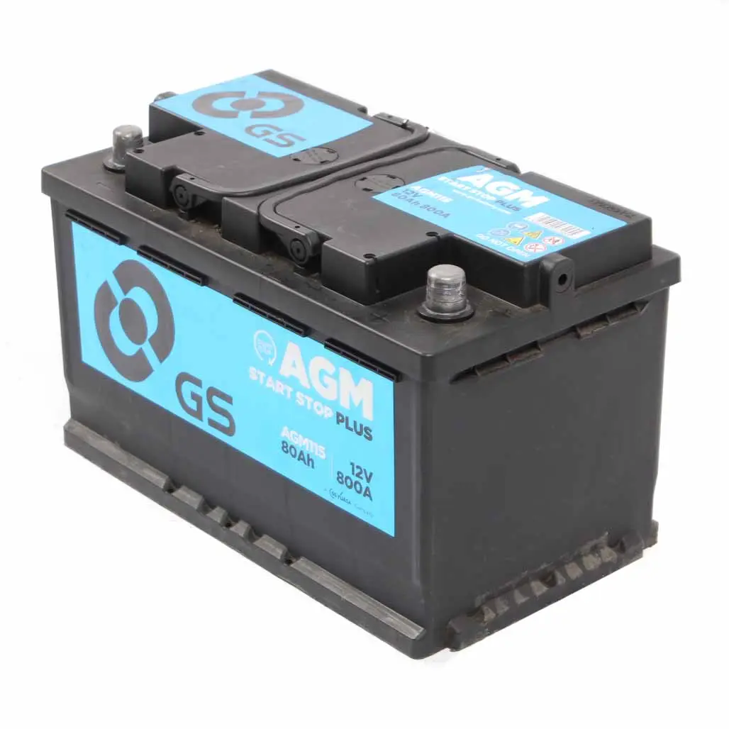 GS Accumulator Battery AGM Start Stop Plus 80Ah 800A 12V AGM115 - SKU GS 80Ah Accumulator - Part number GS 80Ah Accumulator