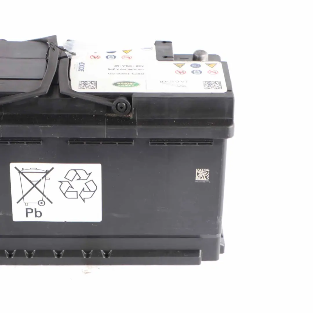 Jaguar Exide 12V Accumulator Battery 90Ah 850A to Land Rover with Part number GX73-10655-BD Land Rover Jaguar Exide 12V Accumulator Battery 90Ah 850A - SKU GX73-10655-BD - Part number GX73-10655-BD