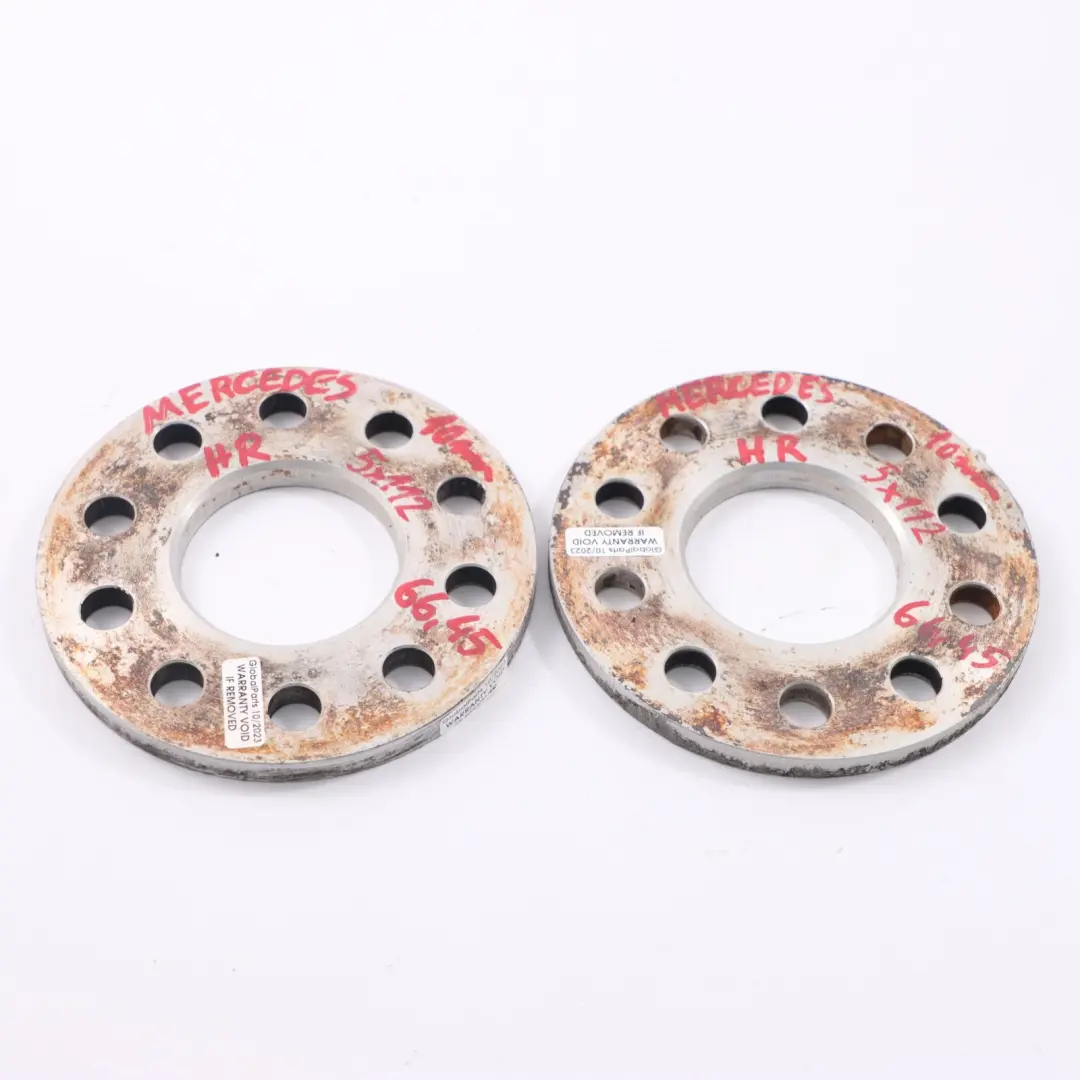  H&R Separadores Llantas Aleación Calas Centricas Mercedes 5x112 66,45mm 10mm - SKU H&R Mercedes Spacer Set 5x112 - Número de pieza H&R Mercedes Spacer Set 5x112