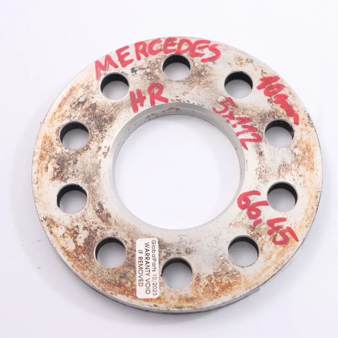 H&R Alloy Wheel Spacers Hubcentric Shims Mercedes 5x112 66,45mm 10mm to with Part number H&R Mercedes Spacer Set 5x112 H&R Alloy Wheel Spacers Hubcentric Shims Mercedes 5x112 66,45mm 10mm - SKU HR-MERCEDES-SPACER-SET-5X112 - Part number H&R Mercedes Spacer Set 5x112