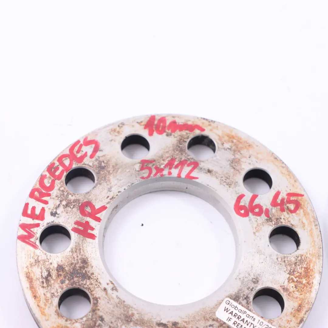 H&R Cales d'écartement de roues en alliage de moyeux Mercedes 5x112 66,45mm 10mm pour à propos du numéro de pièce H&R Mercedes Spacer Set 5x112 H&R Cales d'écartement de roues en alliage de moyeux Mercedes 5x112 66,45mm 10mm - SKU HR-MERCEDES-SPACER-SET-5X112 - Numéro de pièce H&R Mercedes Spacer Set 5x112