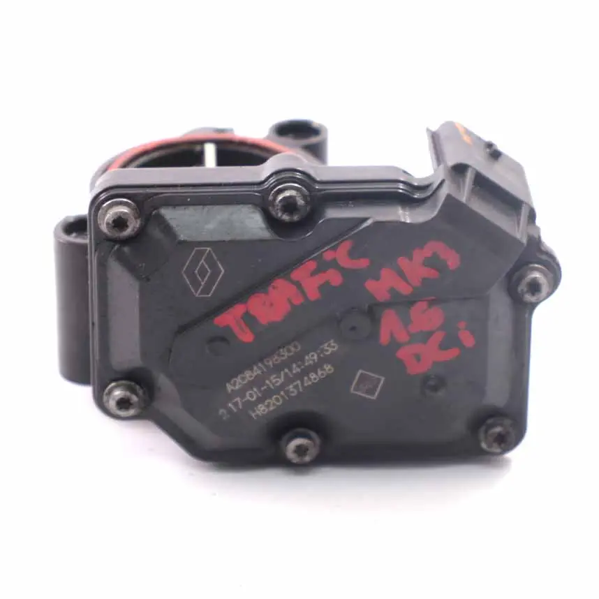 Throttle Body Valve Flap to Renault Trafic 3 Vauxhall Vivaro B 1.6 DCI with Part number H8201374868 Renault Trafic 3 Vauxhall Vivaro B 1.6 DCI Throttle Body Valve Flap - SKU H8201374868 - Part number H8201374868