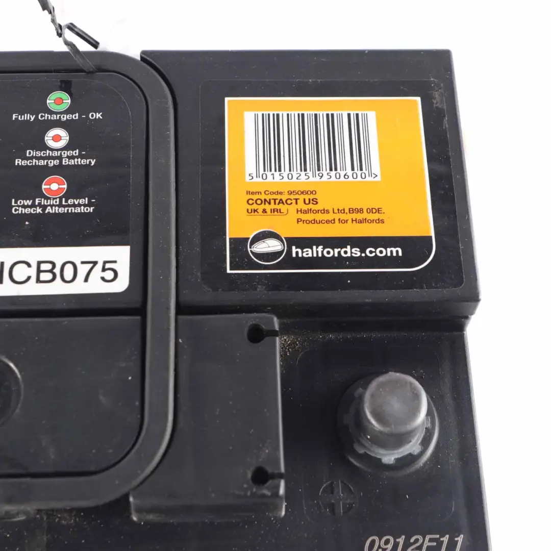 Halfords 12V Calcium Accumulator Battery 60Ah 550A HCB075 to with Part number Halfords 60Ah Accumulator Halfords 12V Calcium Accumulator Battery 60Ah 550A HCB075 - SKU Halfords 60Ah Accumulator-1 - Part number Halfords 60Ah Accumulator