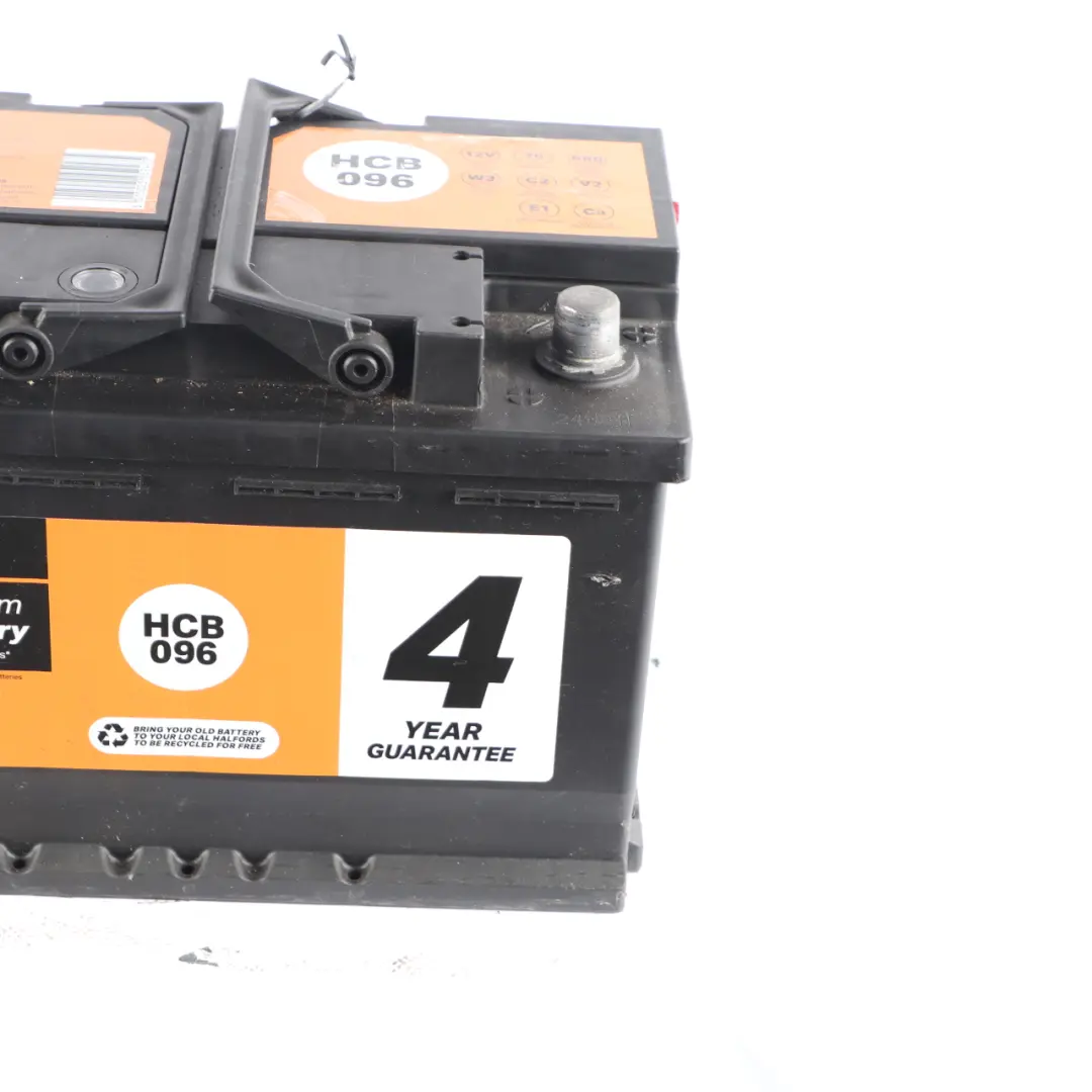 Halfords 12V Calcium Accumulator Battery 76Ah 680A HCB096 to with Part number Halfords 76Ah Accumulator Halfords 12V Calcium Accumulator Battery 76Ah 680A HCB096 - SKU Halfords 76Ah Accumulator-1 - Part number Halfords 76Ah Accumulator