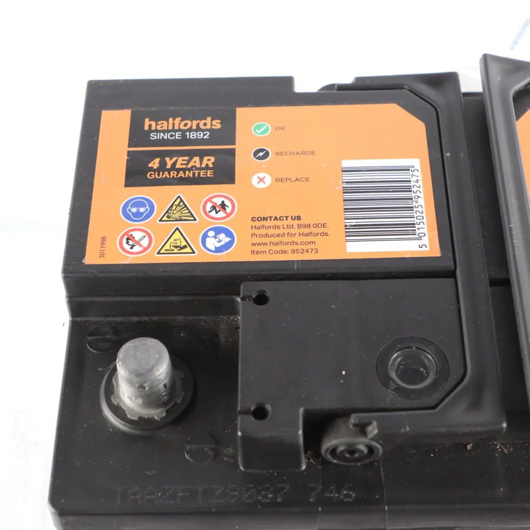 Halfords 12V Calcium Accumulator Battery 76Ah 680A HCB096 to with Part number Halfords 76Ah Accumulator Halfords 12V Calcium Accumulator Battery 76Ah 680A HCB096 - SKU Halfords 76Ah Accumulator-1 - Part number Halfords 76Ah Accumulator