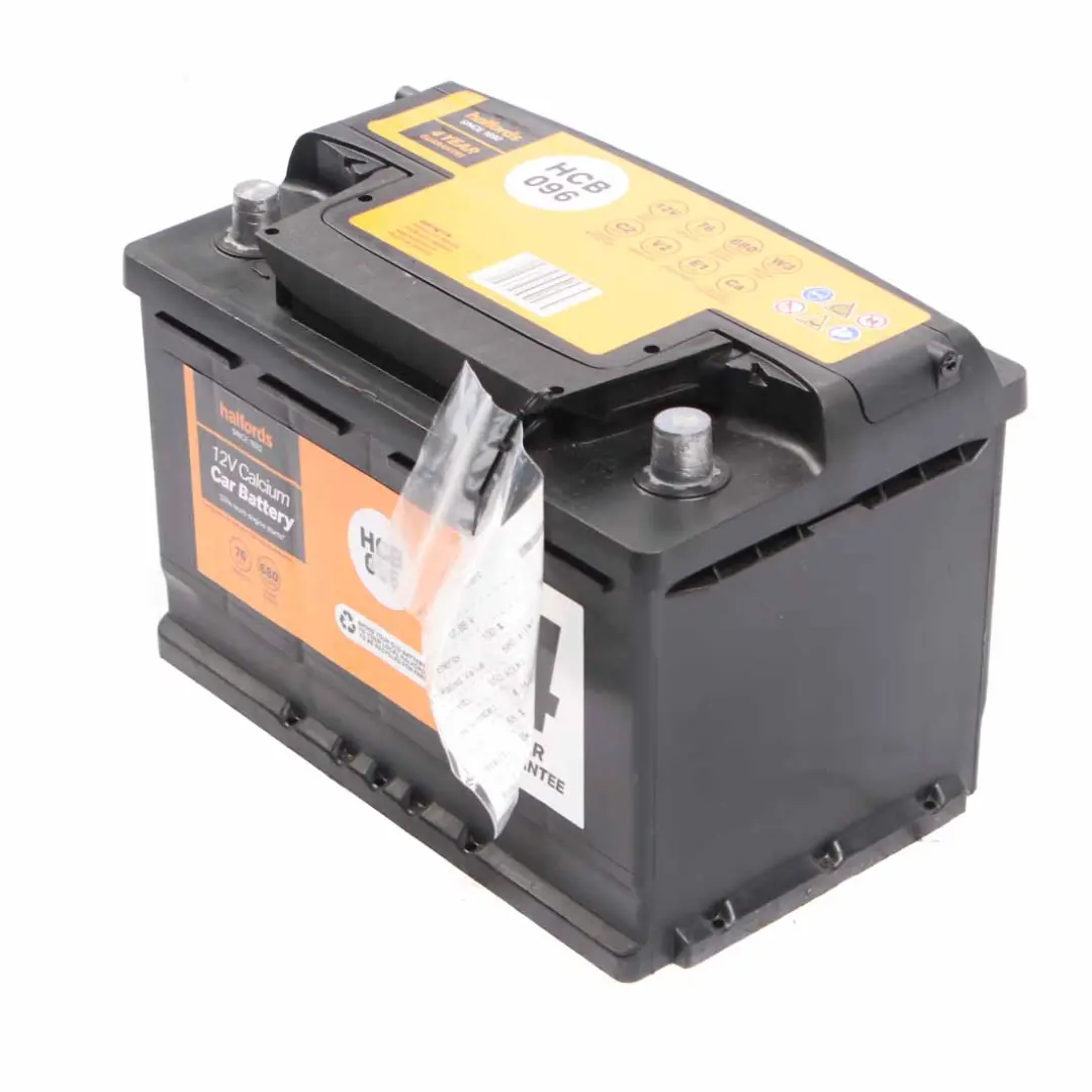 Halfords 12V Calcium Accumulator Battery 76Ah 680A HCB096 to with Part number Halfords 76Ah Accumulator Halfords 12V Calcium Accumulator Battery 76Ah 680A HCB096 - SKU Halfords 76Ah Accumulator-2 - Part number Halfords 76Ah Accumulator