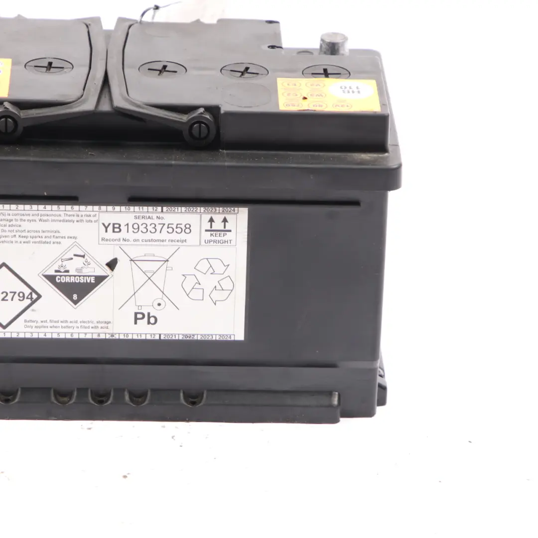 Halfords 12V Lead Acid Accumulator Battery 80Ah 760A HB110  - SKU Halfords 80Ah Accumulator-1 - Part number Halfords 80Ah Accumulator