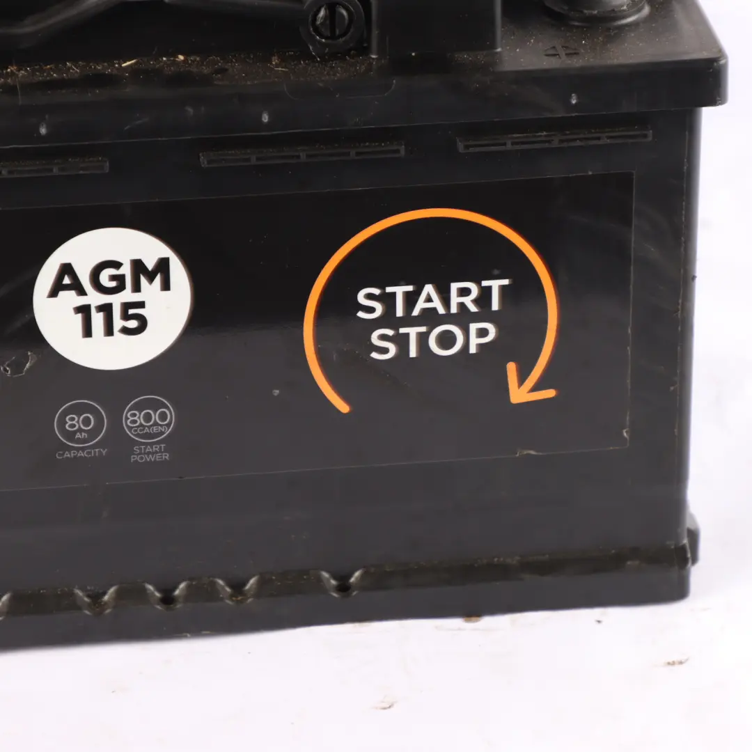  Halfords 12V AGM 115 Start Stop Accumulator Battery 80Ah 800A - SKU HALFORDS-AGM-80AH - Part number Halfords 80Ah AGM