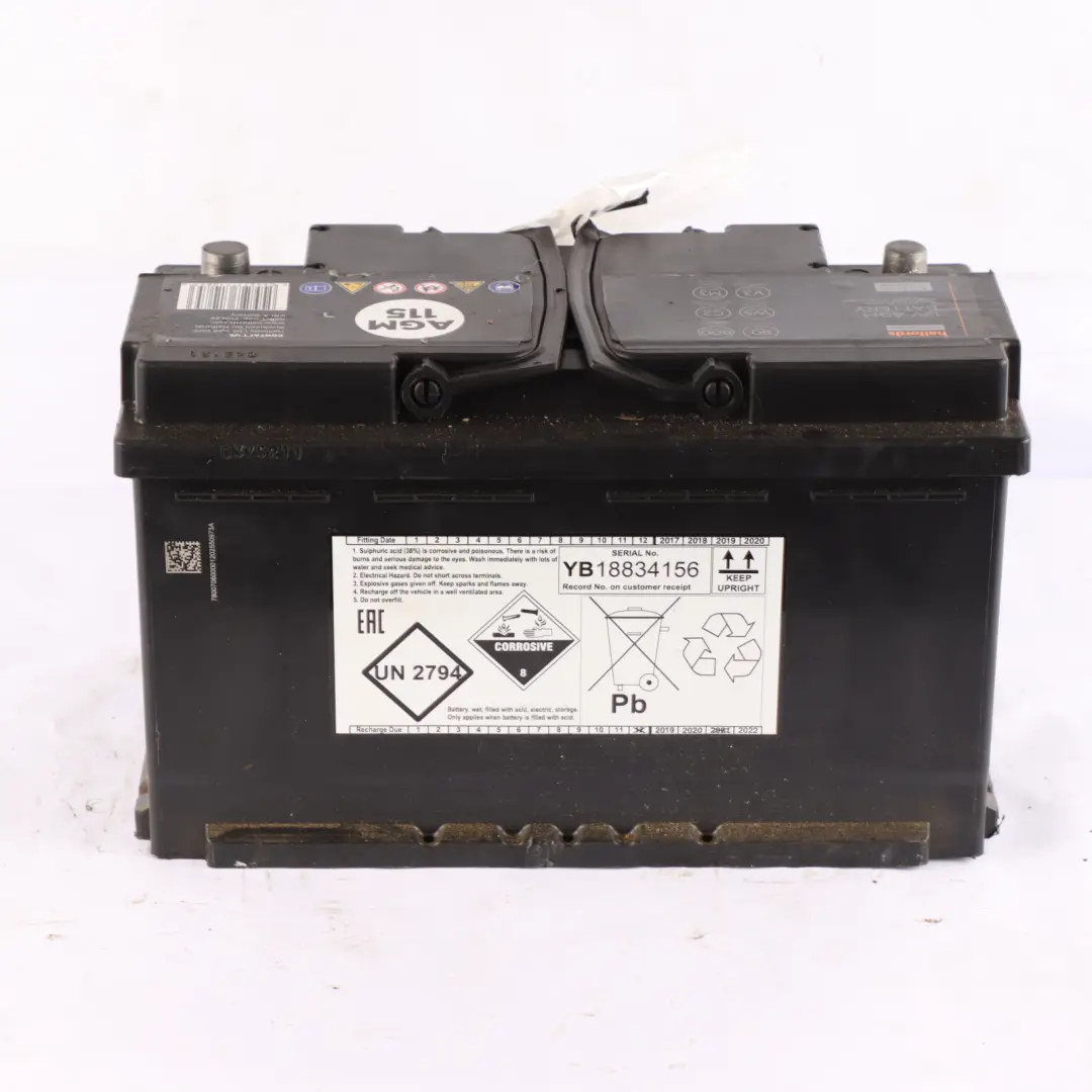 Halfords 12V AGM 115 Start Stop Accumulator Battery 80Ah 800A to with Part number Halfords 80Ah AGM Halfords 12V AGM 115 Start Stop Accumulator Battery 80Ah 800A - SKU HALFORDS-AGM-80AH - Part number Halfords 80Ah AGM