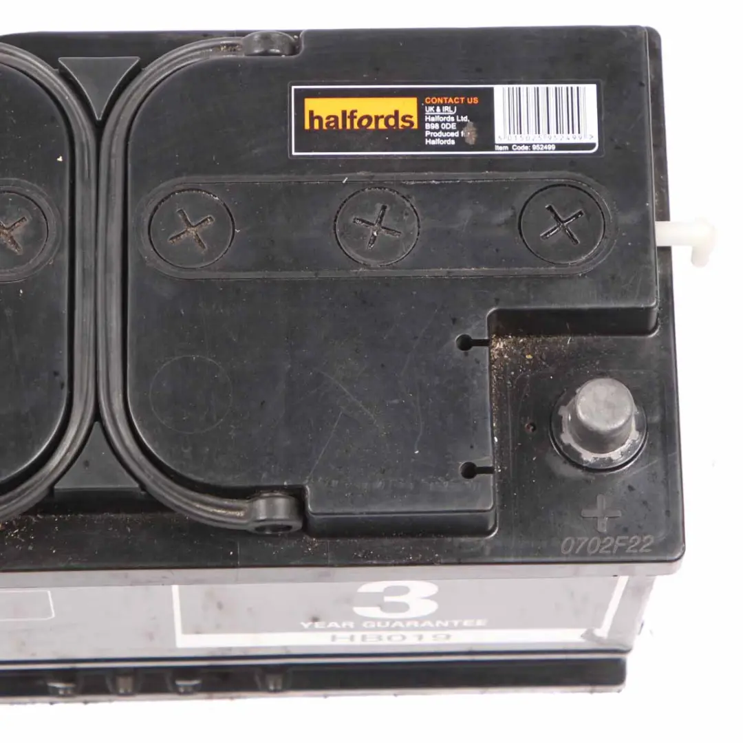 Halfords 12V Accumulator Battery 95Ah 800A HB019 to with Part number Halfords 95Ah Accumulator Halfords 12V Accumulator Battery 95Ah 800A HB019 - SKU Halfords 95Ah Accumulator-1 - Part number Halfords 95Ah Accumulator