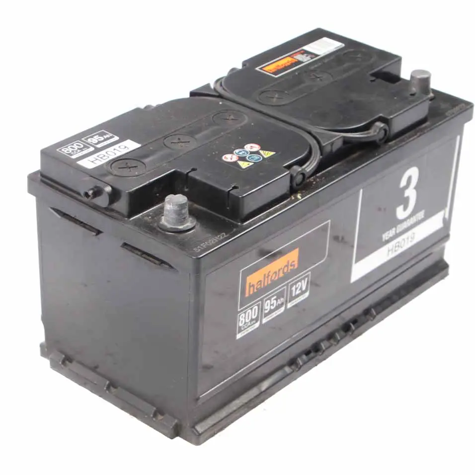 Halfords 12V Accumulator Battery 95Ah 800A HB019 to with Part number Halfords 95Ah Accumulator Halfords 12V Accumulator Battery 95Ah 800A HB019 - SKU Halfords 95Ah Accumulator-1 - Part number Halfords 95Ah Accumulator