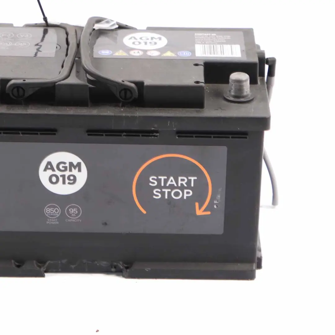 Halfords 12V AGM Accumulator Battery Start Stop 95Ah 850A AGM019 - SKU Halfords 95Ah Accumulator - Part number Halfords 95Ah Accumulator