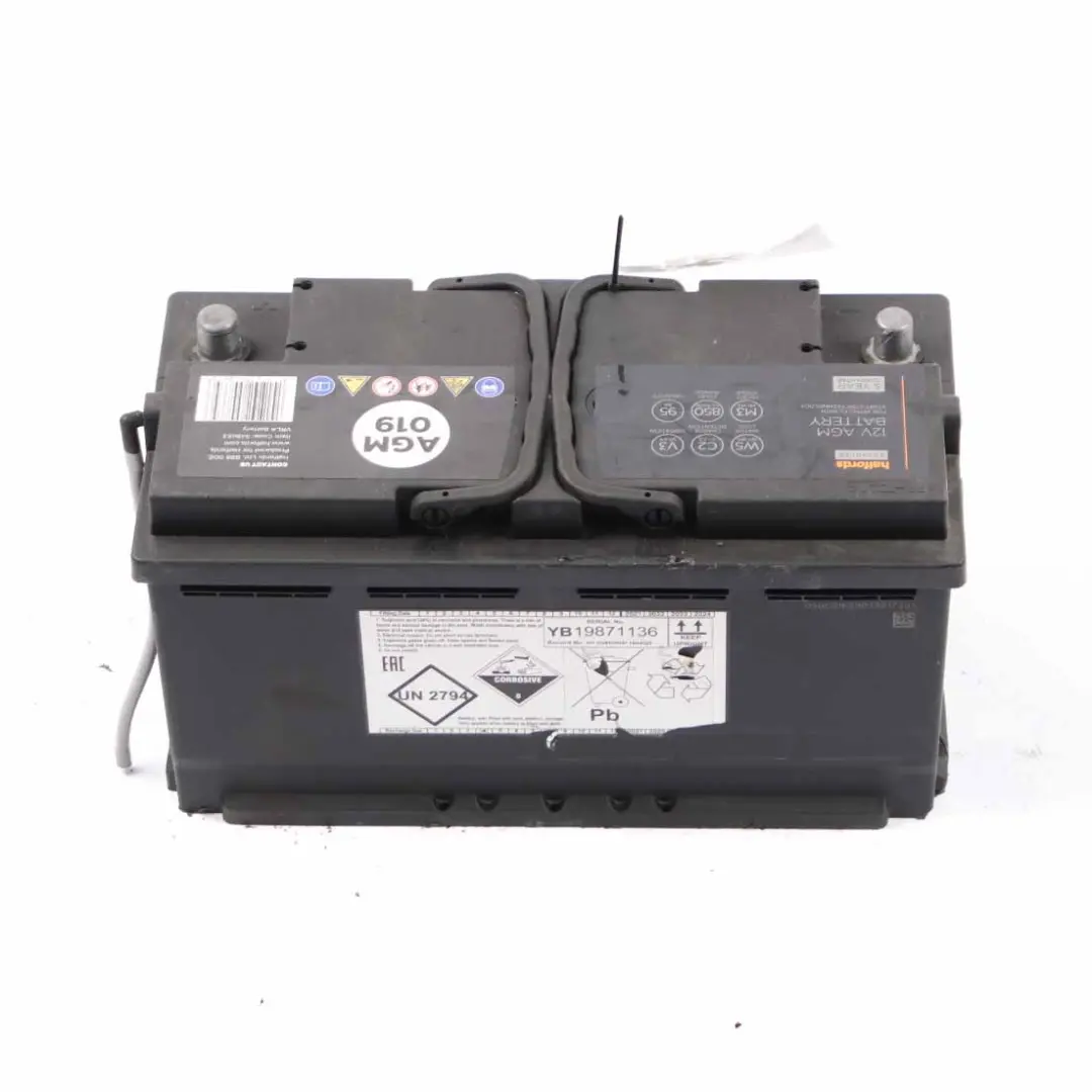  Halfords 12V AGM Accumulator Battery Start Stop 95Ah 850A AGM019 - SKU Halfords 95Ah Accumulator - Part number Halfords 95Ah Accumulator