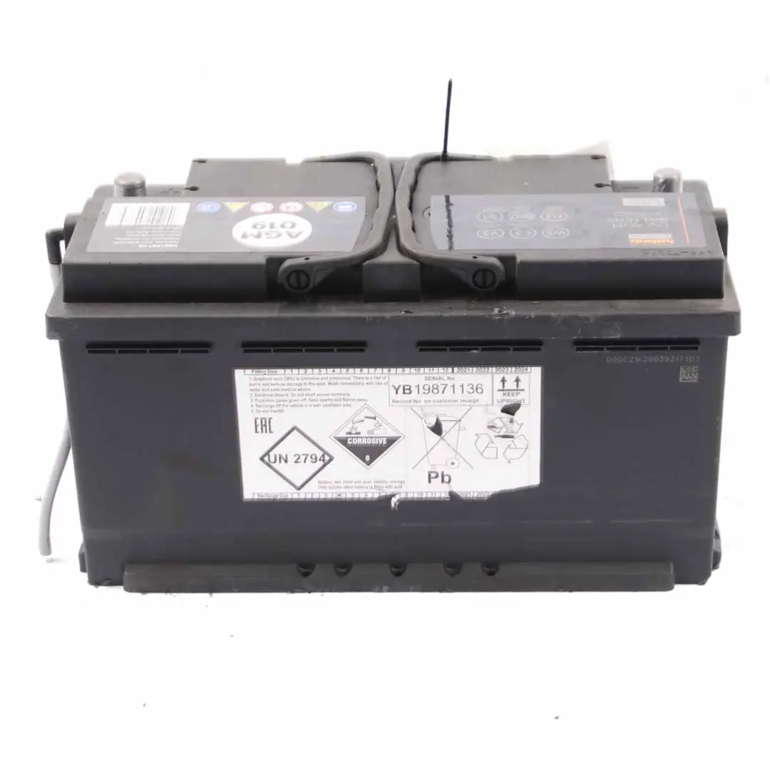  Halfords 12V AGM Accumulator Battery Start Stop 95Ah 850A AGM019 - SKU Halfords 95Ah Accumulator - Part number Halfords 95Ah Accumulator