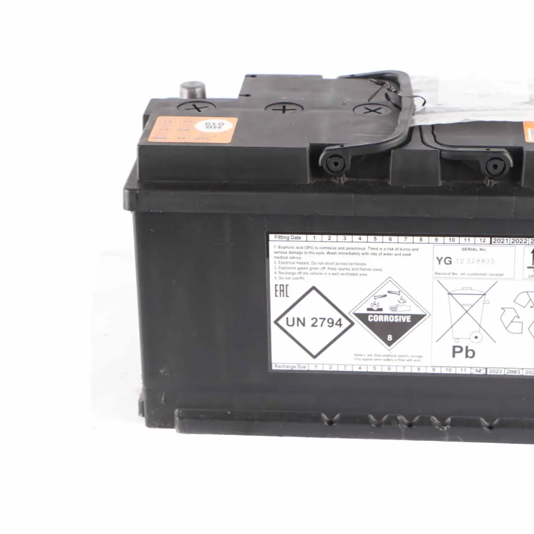  Halfords 12V Lead Acid Accumulator Battery 95Ah 800A HB019 - SKU Halfords 95Ah Acid Accumulator-2 - Part number Halfords 95Ah Acid Accumulator