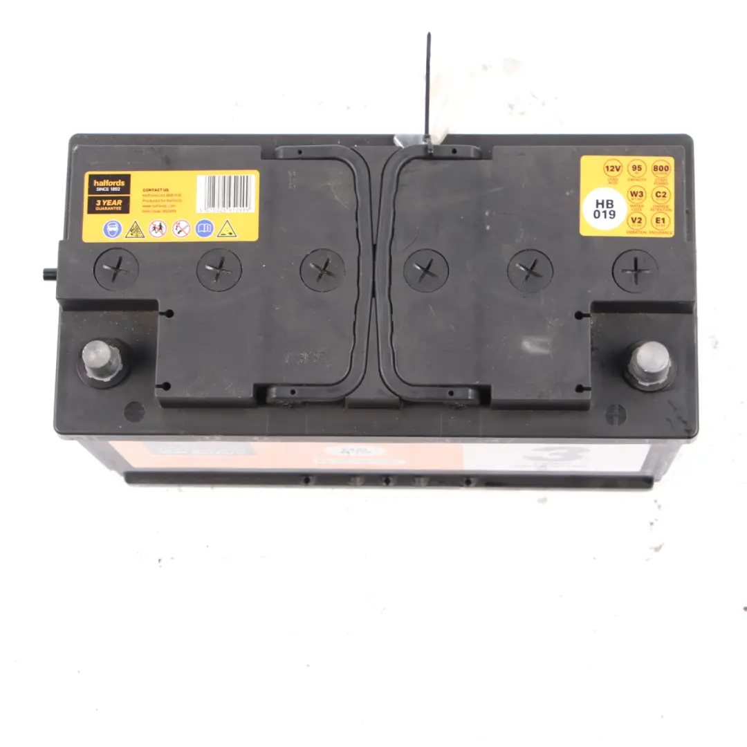 Halfords 12V Lead Acid Accumulator Battery 95Ah 800A HB019 to with Part number Halfords 95Ah Acid Accumulator Halfords 12V Lead Acid Accumulator Battery 95Ah 800A HB019 - SKU Halfords 95Ah Acid Accumulator - Part number Halfords 95Ah Acid Accumulator