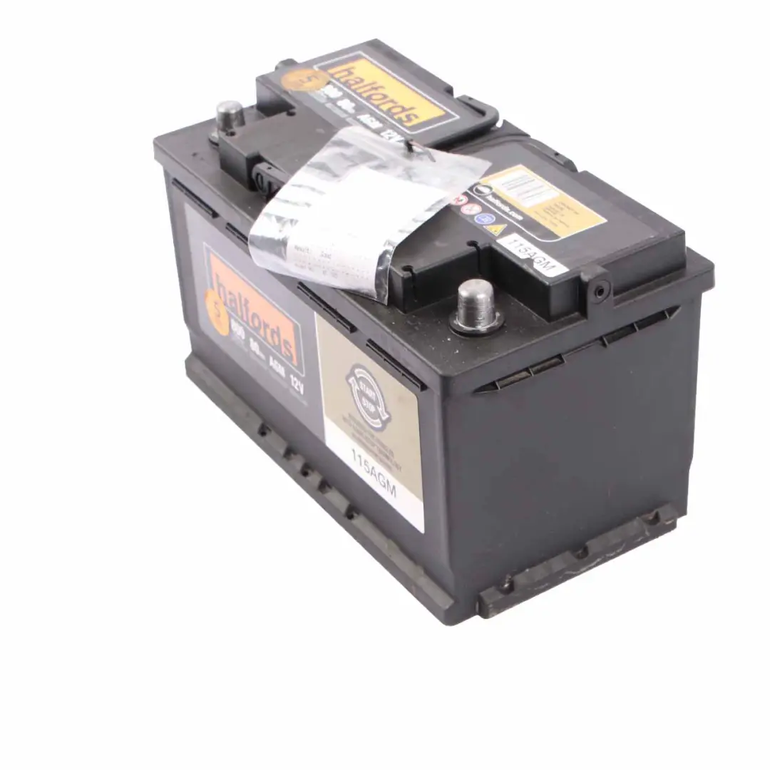 Halfords Advanced 12V AGM 115 Start Stop Accumulator Battery 80Ah 800A to with Part number Halfords Advanced 80Ah Halfords Advanced 12V AGM 115 Start Stop Accumulator Battery 80Ah 800A - SKU Halfords Advanced 80Ah - Part number Halfords Advanced 80Ah